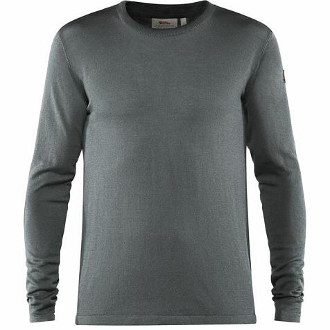 Fjallraven Men High Coast Sweater Grey PH175052 Philippines